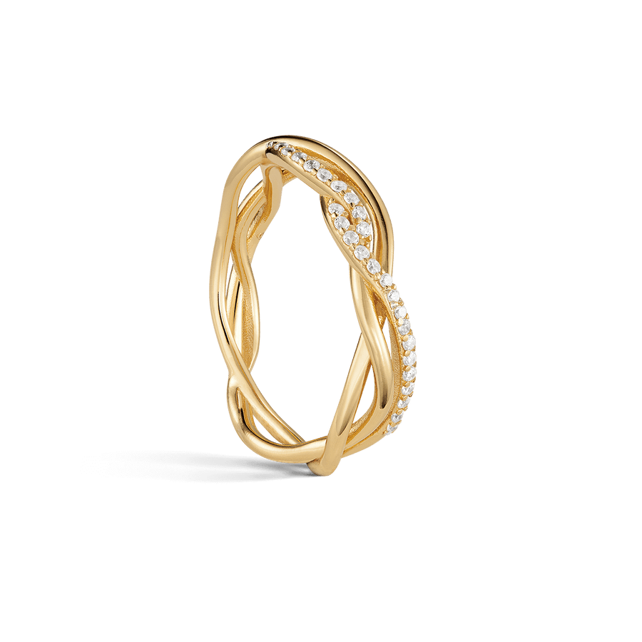 SYNERGY GOLD RING_Stackable Ring_1_ALEYOLE JEWELRY